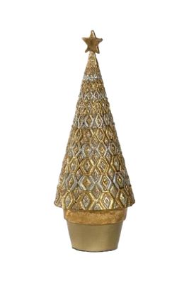 DG Dark Champagne Oriente 9&quot; Cone Tree