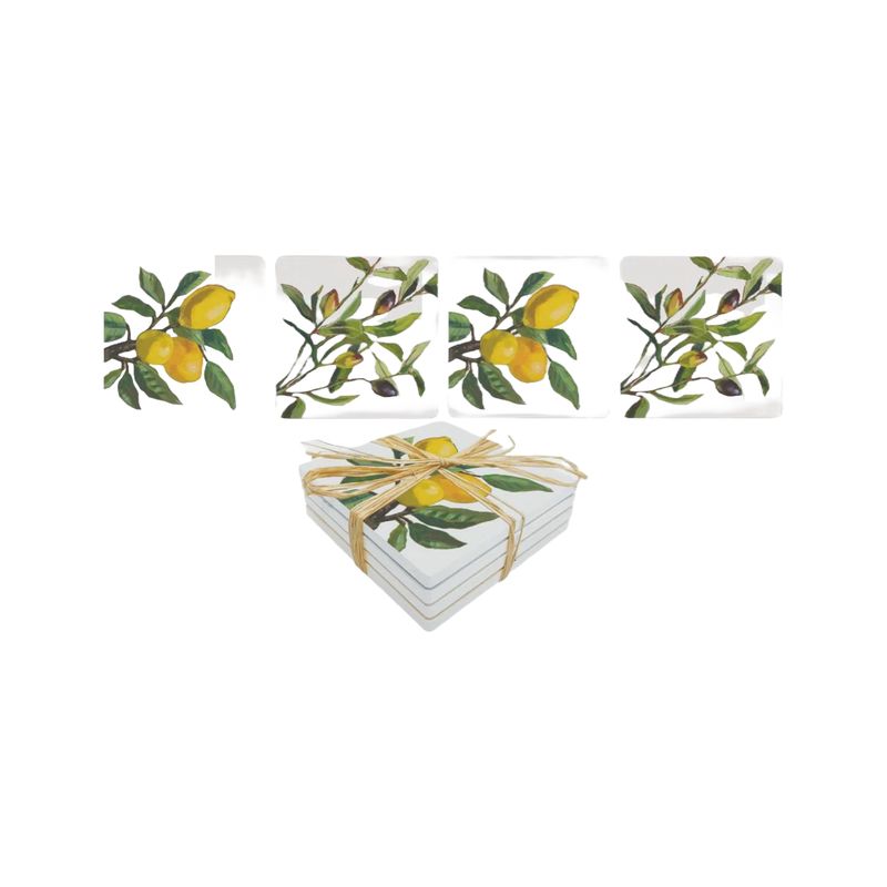 PPD Lemons/Olives Musee Coasters S/4