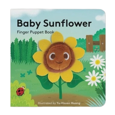 CB Baby Sunflower Finger Puppet Book