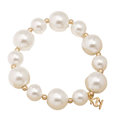 ZE Mixed Pearl Stretch Bracelet
