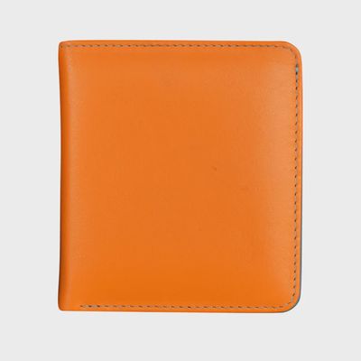 ILI Papaya/Turquoise Two Tone Mini Bifold Wallet