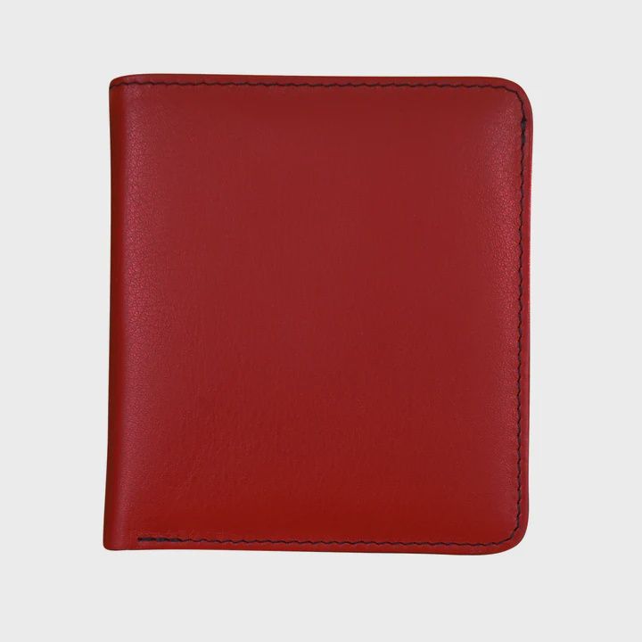 ILI Red/Black Mini Bi-fold Wallet