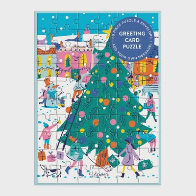 CB Merry &amp; Bright Greeting Card Puzzle