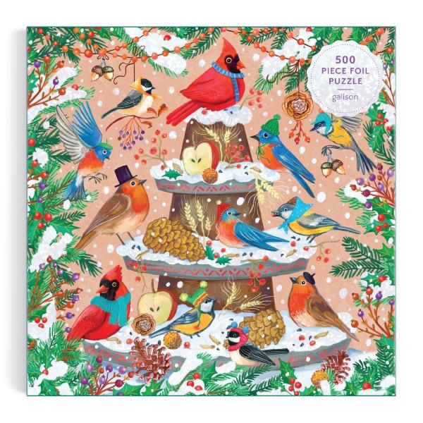 CB Festive Feathers 500 PC Foil Puzzle