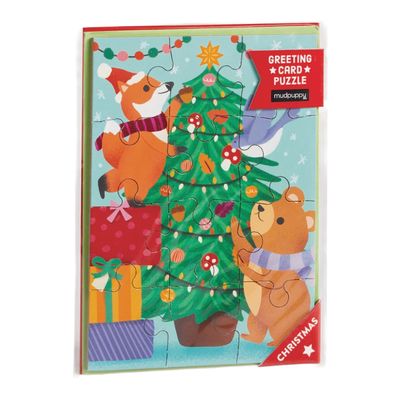 CB Christmas Critters Greeting Card Puzzle