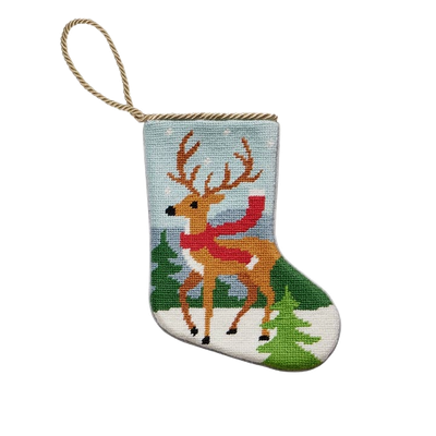PH Reindeer Embroidered Mini Stocking