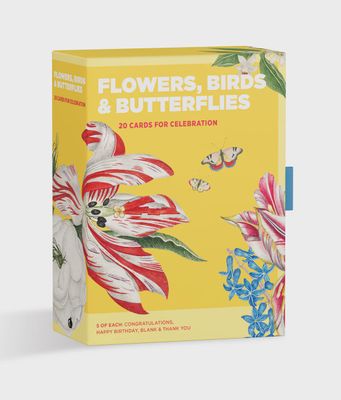 PO Flowers, Birds &amp; Butterflies Celebrations Boxed Notecards