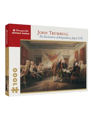PO John Trumbull: The Declaration of Independence, July 4, 1776 1000-piece Jigsaw Puzzle