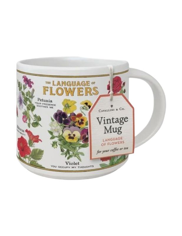 CAV Language of Flowers Ceramic Mug
