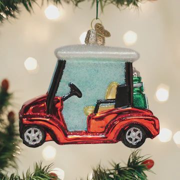 OW Golf Cart Ornament