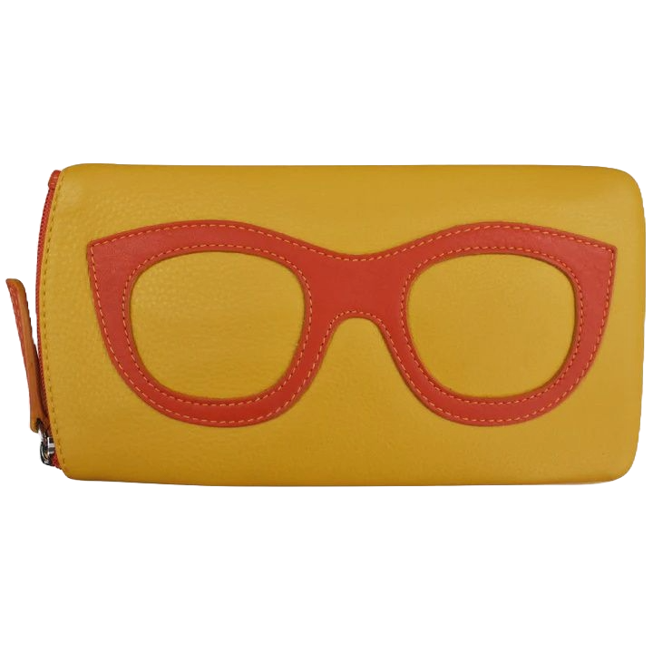 ILI Yellow/Orange Eyeglass Case
