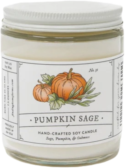 FH Pumpkin Sage Soy Candle (Small)