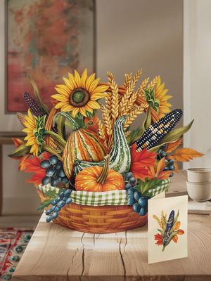 FP Golden Harvest Bouquet Greeting Card