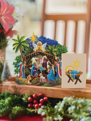 FP Mini Nativity Pop-Up Greeting Card
