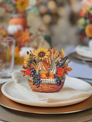 FP Mini Golden Harvest Bouquet Greeting Card