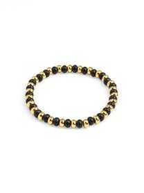 ZE Black Camille Stretch Bracelet