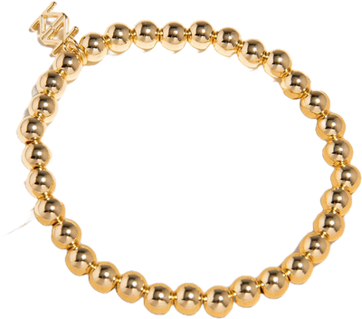ZE Gold Metal Beaded Bracelet