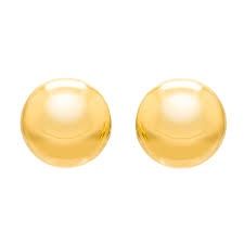 MAM Carolina Gold Ball Stud Earring