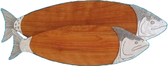 BS Small Salmon Cutting Board