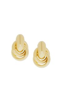 MSJ Gold Mini Knot Post Earring