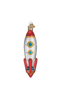OW Toy Rocket Ship Ornament