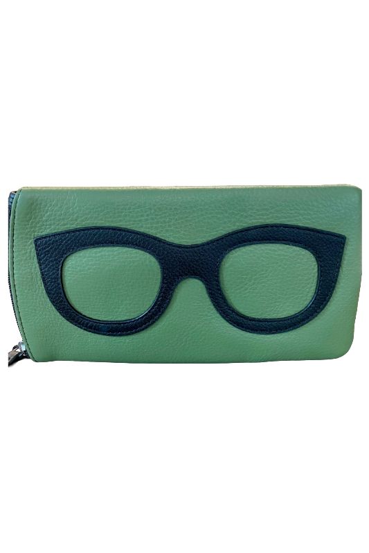 ILI Pesto Green/Black Eyeglass Case
