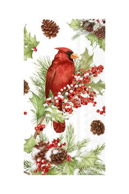 BI Cardinals in Holly Guest Towel