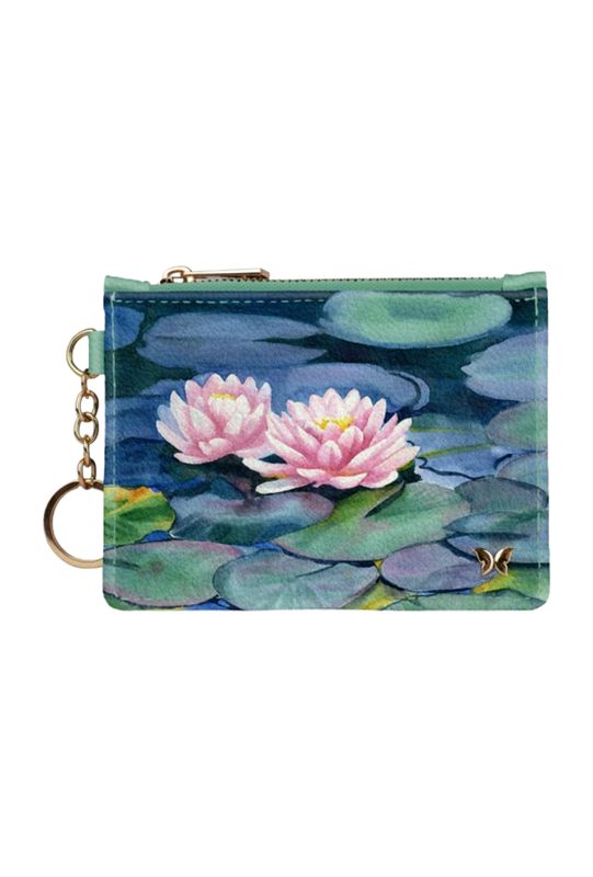 MO Water Lily Keychain Wallet