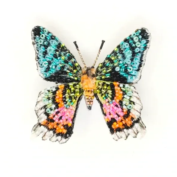 TRO Madagascar Sunset Moth Brooch Pin