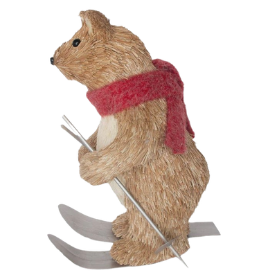 BI Blaze Skiing Bear Ornament