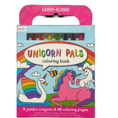 OOL Unicorn Pals Carry-Along  Coloring Book Set