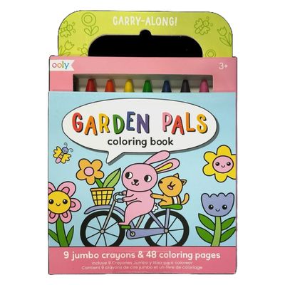 OOL Garden Pals Carry Along Coloring Book Set