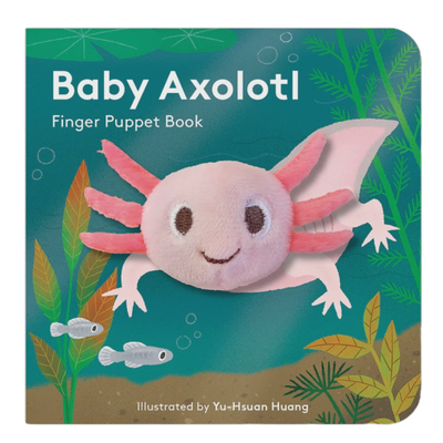 CB Baby Axolotl Finger Puppet Book