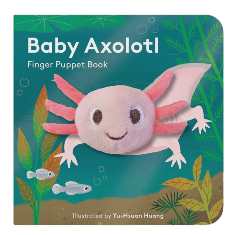 CB Baby Axolotl Finger Puppet Book