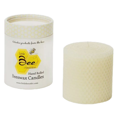 LB Beeswax Pillar Candle 3X3