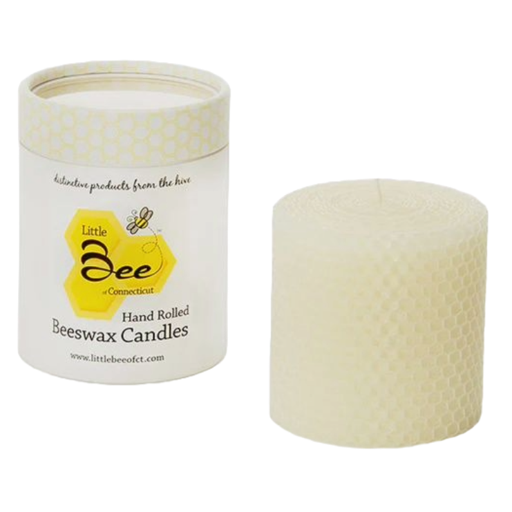 LB Beeswax Pillar Candle 3X3