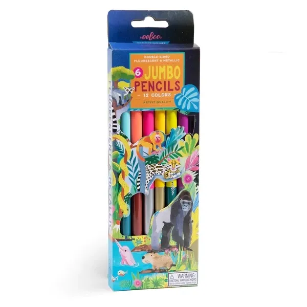 EB Rainforest Jumbo Double Pencils