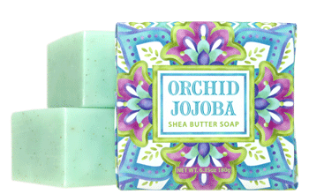 GB Orchid Jojoba 6 oz. Shea Butter Soap