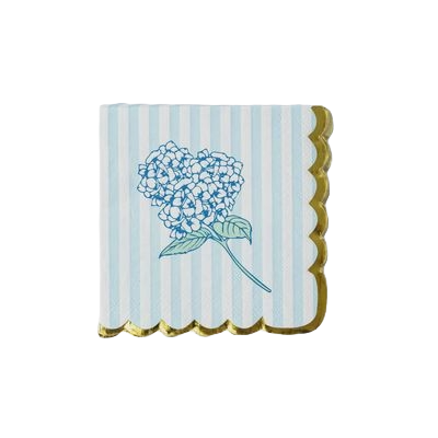 8O Hydrangea Stem Paper Napkin