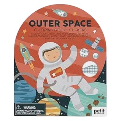 CB Outer Space Sticker/Coloring Book