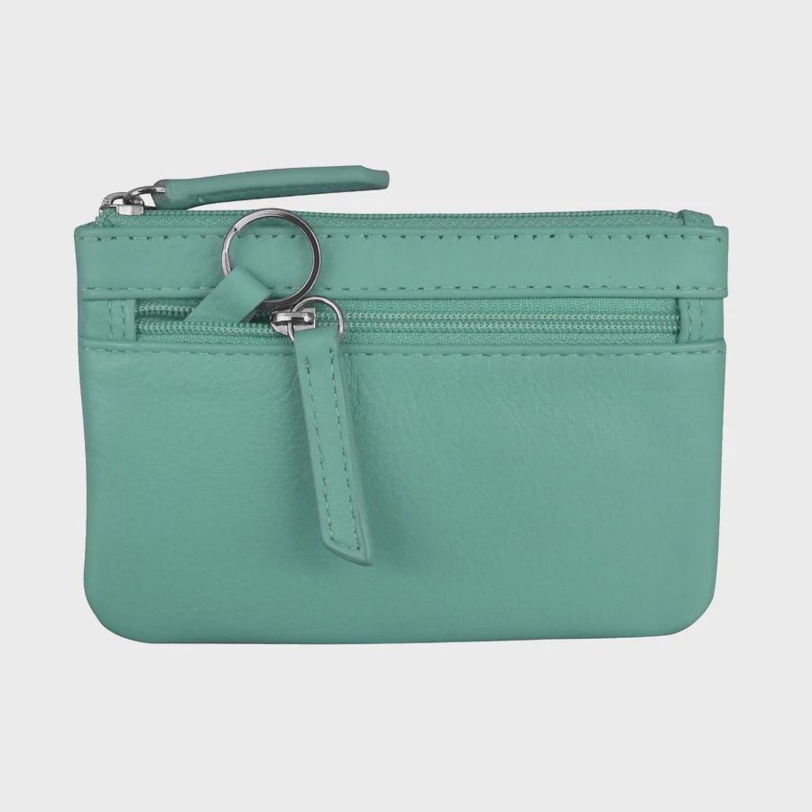 ILI Turquoise Coin Holder with Key Ring