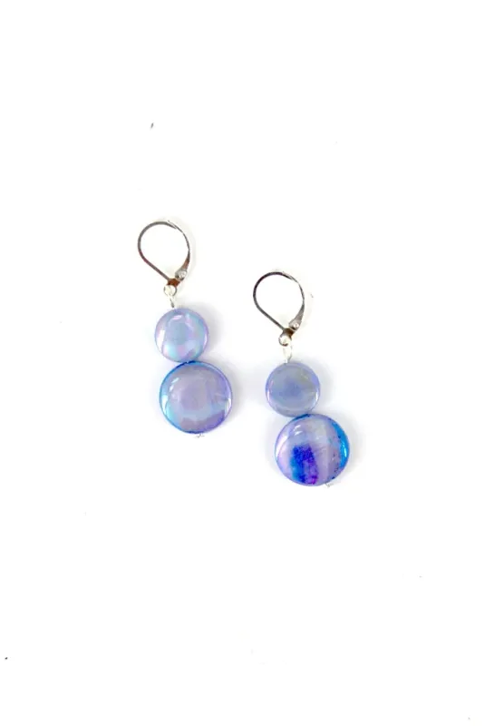 SL New Blue MOP Earring