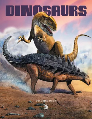 PO Dinosaurs Coloring Book