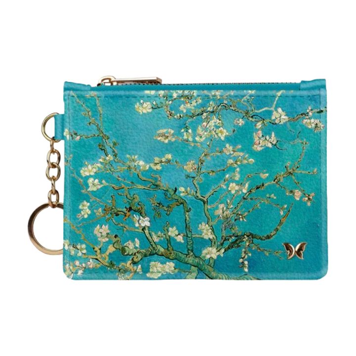 MO Almond Blossoms Keychain Wallet