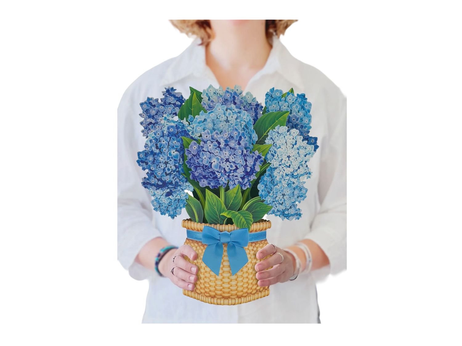 FP Nantucket Hydrangea Bouquet Greeting Card