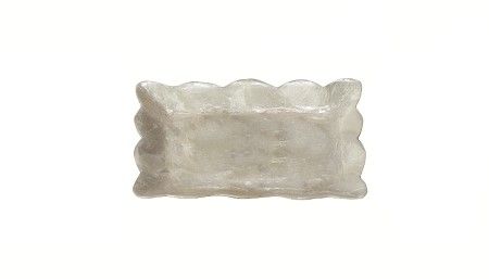 DG Mini Rectangular Scalloped Tray