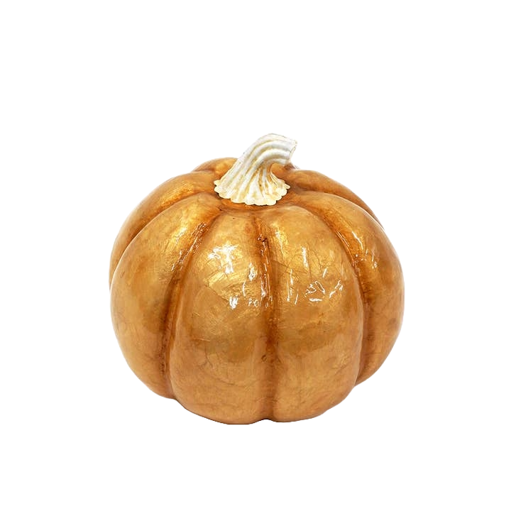 DG Medium 6" Gold Pumpkin