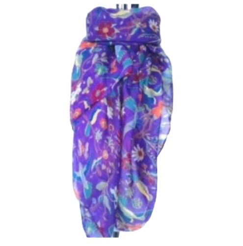ABW Purple Hummingbirds Scarf