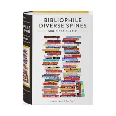 CB Bibliophile Diverse Spines 500-PC Puzzle