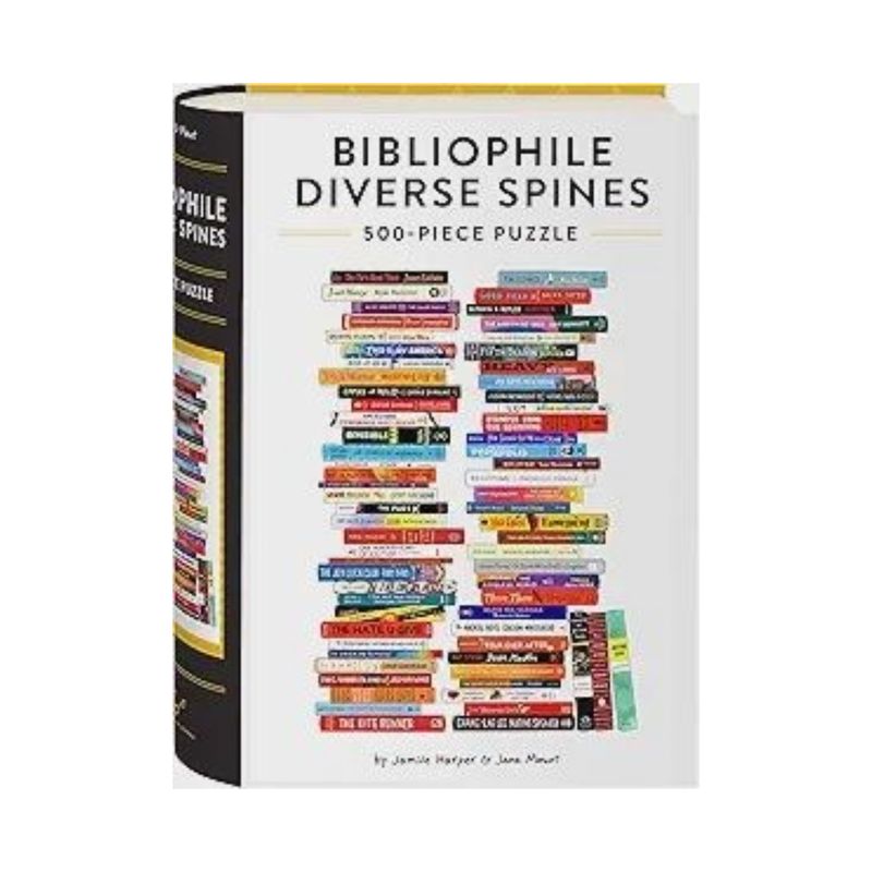 CB Bibliophile Diverse Spines 500-PC Puzzle